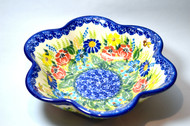 Polish Pottery Flower Bowl Busy Bee