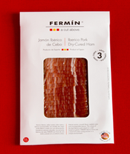 Fermin Iberico Ham Sliced, 2 oz (56 g)

• By Fermin
• La Alberca, Salamanca Spain
• Sliced
• 36 months curing process
• World SOFI Award Winner
