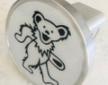 Custom Grateful Dead Dancing Bear Hitch Cover in Black & White