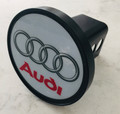 Audi Custom Made Hitch Cover - Black Powder Coated Version