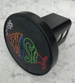 Phish Custom Made Hitch Cover - Black Powder Coated Aluminum