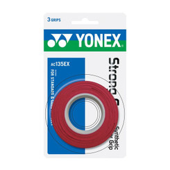 YONEX 3 PACK STRONG GRAP - AC135EX WINE RED