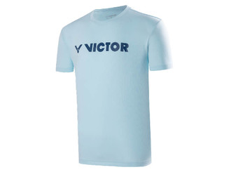 VICTOR LOGO SHIRT T-40050G - AQUA GREEN