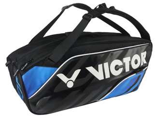 VICTOR BR9213 CF DOUBLE RACKET BAG - BLACK/BLUE