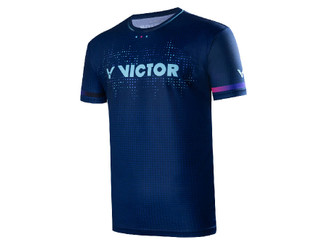 VICTOR LOGO SHIRT T-40037B - BLUE