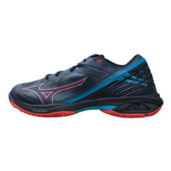 MIZUNO WAVE CLAW 3 - BLACK/RED/BLUE - Badminton Supplies S.A.
