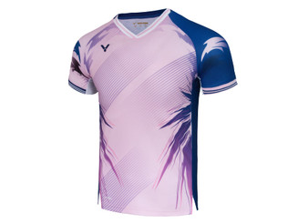 VICTOR T-SHIRT CAPSULE COLLECTION T-50007CPS IB - PINK/NAVY