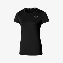 MIZUNO IMPULSE TEE WOMENS - BLACK