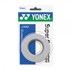 YONEX 3 PACK SUPER GRAP - AC102EX WHITE