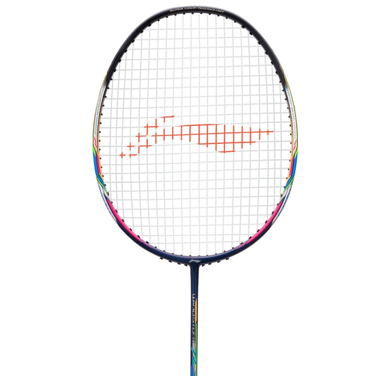 LI-NING WINDSTORM 72 NAVY/BLACK/PINK - FREE GRIP - Badminton Supplies S.A.
