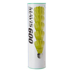 YONEX MAVIS 600 - SPEED FAST / RED / YELLOW SKIRT - 1 TUBE