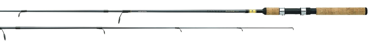 New Daiwa Sweepfire Spinning Fishing Rod 6'6" M Cork Handle SWD662MFS 2Pc 