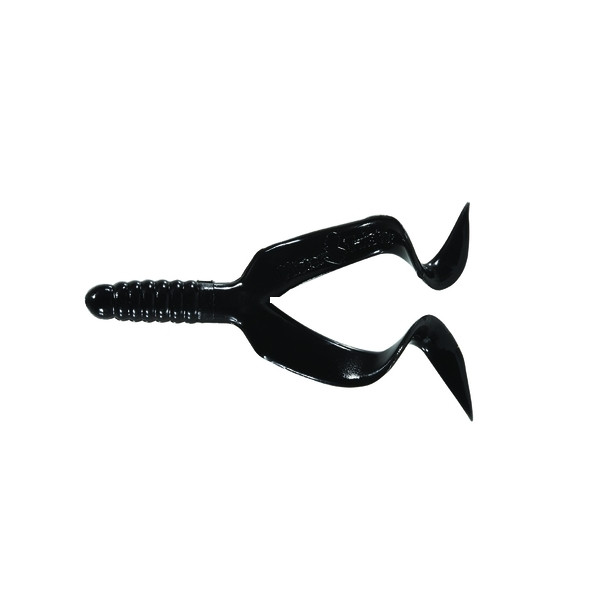 20//Pack 4/" Mister Twister 4TSF20-3 Twister Tail Grub Black