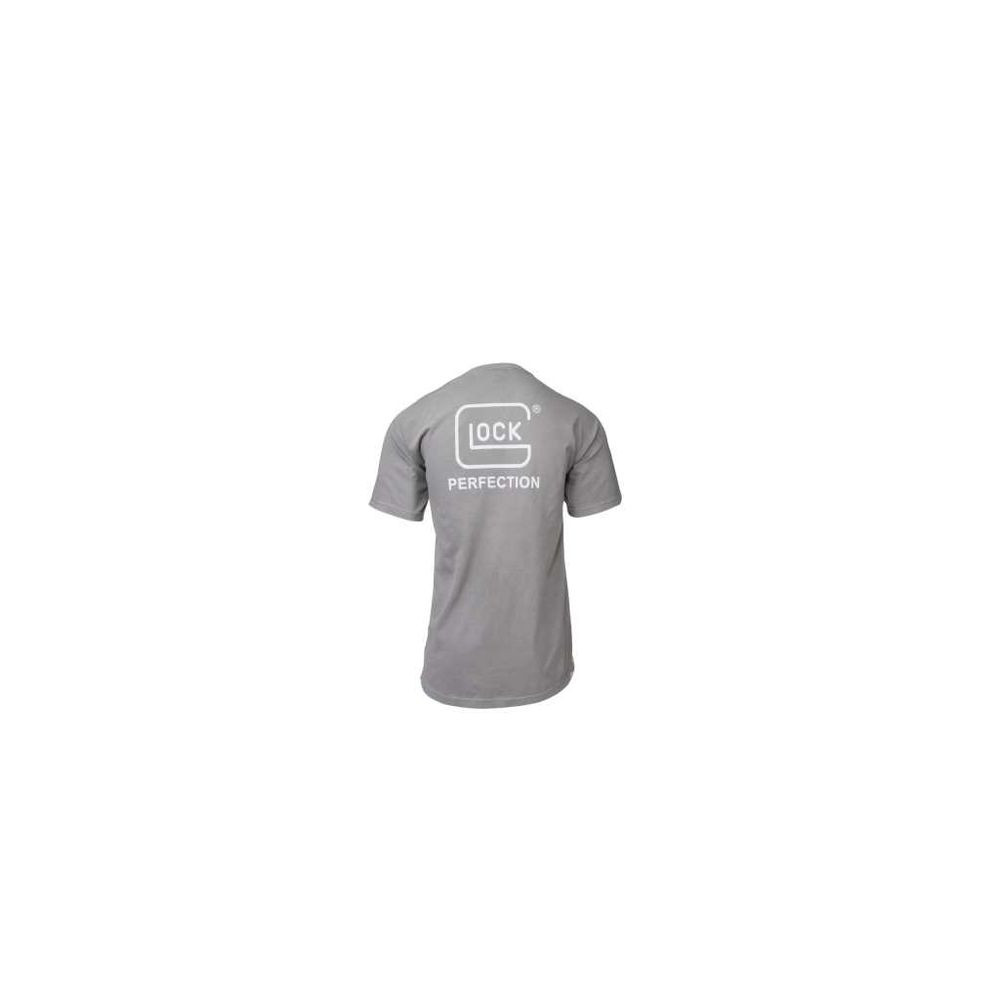GLOCK AA75145 OEM Perfection Short Sleeve T-shirt Large Gray for sale online 