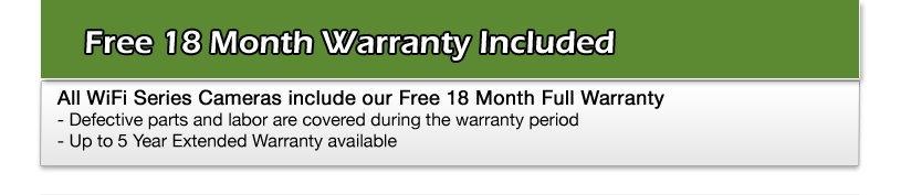Free 18 Month Warranty Included The DVR Lite and DVR Pro series include a Free 18 month warranty for parts and labor. We will guarantee this item to be free of defects and we will cover the cost of parts and labor to repair any defects during the warranty