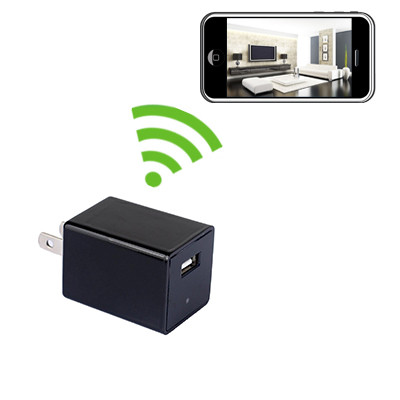 USB Charger Hidden Camera with Built-in DVR and WiFi - PalmVID