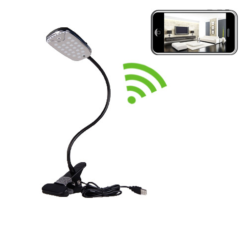 Desk Lamp Hidden Camera with Built-in DVR 1280x720