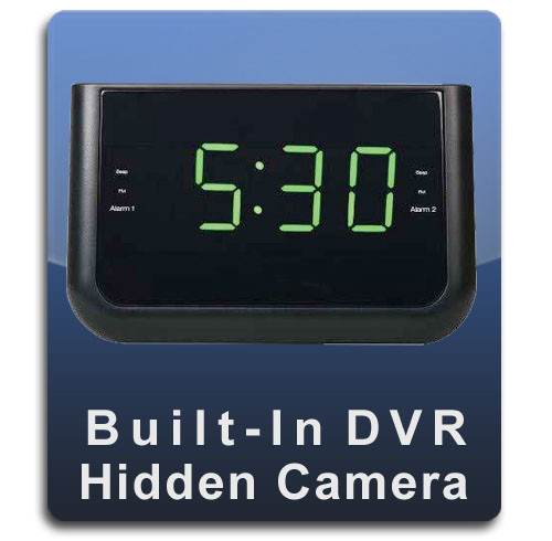 Alarm Clock Radio DVR Series Hidden Camera with Super Wide View Camera and  No Pinhole