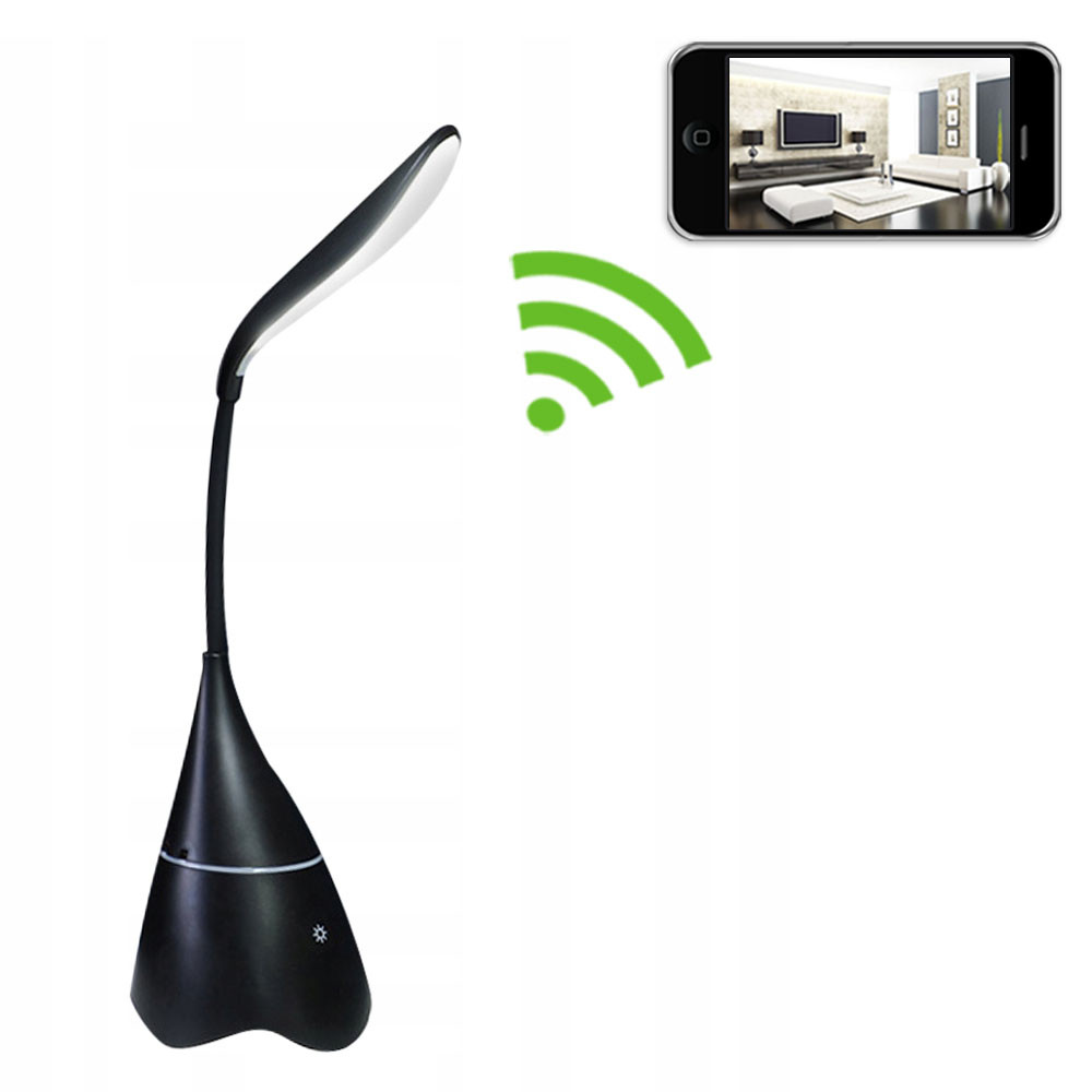 Desk Lamp Hidden Camera with Builtin DVR and WiFi 1920x1080