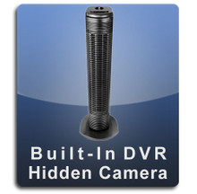 Tower Fan Hidden Camera Nanny Cam with Built-in DVR