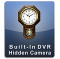 Oak Pendulum Clock DVR Series Hidden Camera Nanny Cam