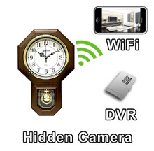 PalmVID WiFi Series Pendulum Clock Hidden Camera