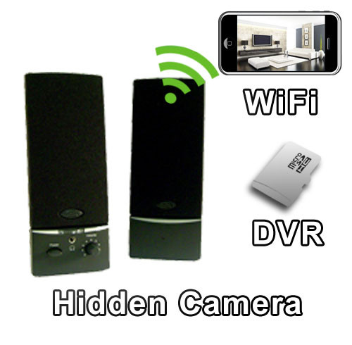 PalmVID WiFi Series Computer Speakers Hidden Camera