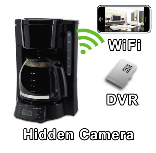 PalmVID WiFi Series Coffee Maker Hidden Camera