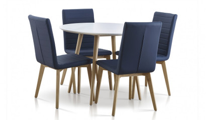 Nova Round 5 Pce W. Bella Chair