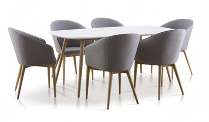 Nova 7 Pce W. Oslo Chair