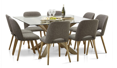 Miles 9 piece square dining