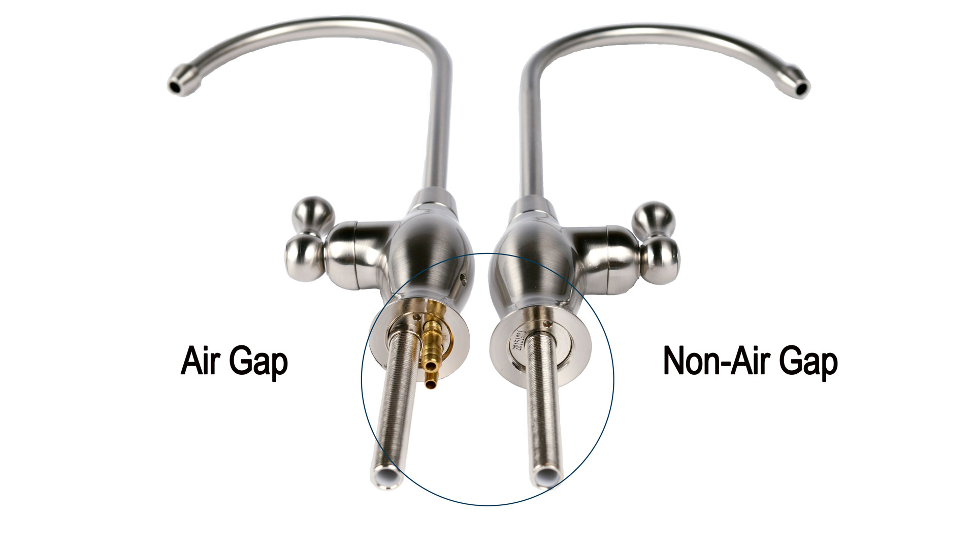 Air Gap vs Ikke-Air Gap vandhane | ESP vandprodukter