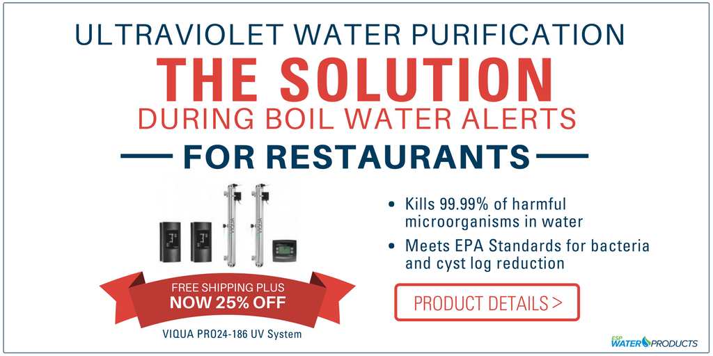 UV Water Purification the Solution for Boil Water Alerts
