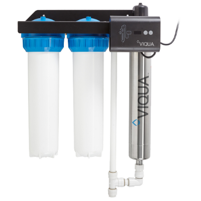 UV water sterilizer protects even during a boil water order