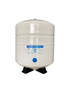 PAE PAE 5.5 Gallon 3.5 Gal Capacity Steel RO Water Storage Pressure Tank - White 1/4 Male Threads TKE-5200 TKE-5200
