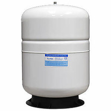PAE PAE 9.2 Gallon 5.5 Gal Capacity Steel RO Water Storage Pressure Tank - White 1/4 Male Threads TKE-TP35 TKE-TP35