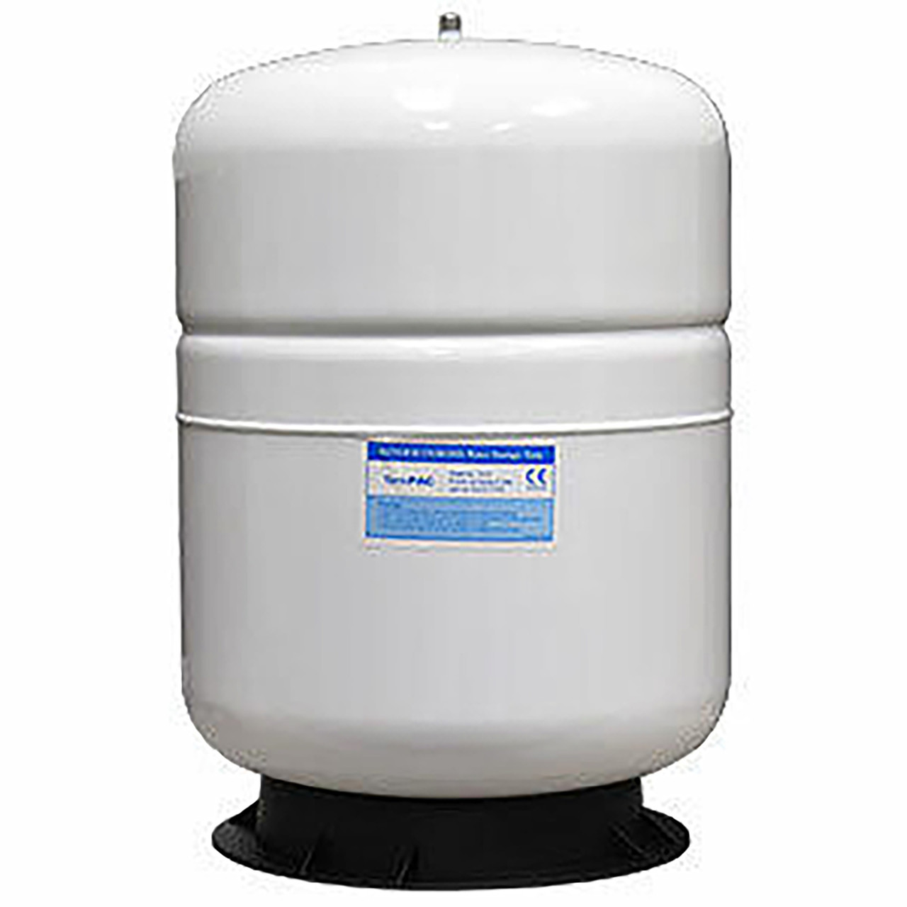 PAE 9.2 Gallon (5.5 Gal. Capacity) Steel RO Water Storage Pressure Tank -  White 1/4" Male Threads (TKE-TP35)