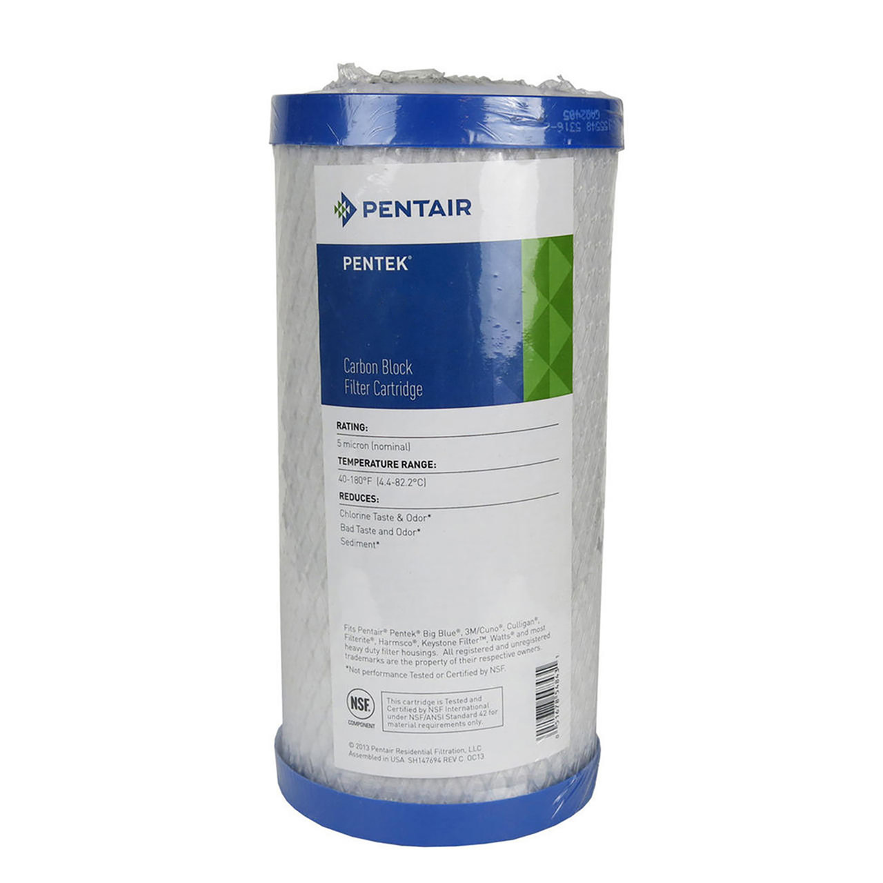 Pentair EPM-20 BB 4.5" x 10" 10 Mic Big Blue Carbon Block Filter  (155782-43) | ESP Water Products