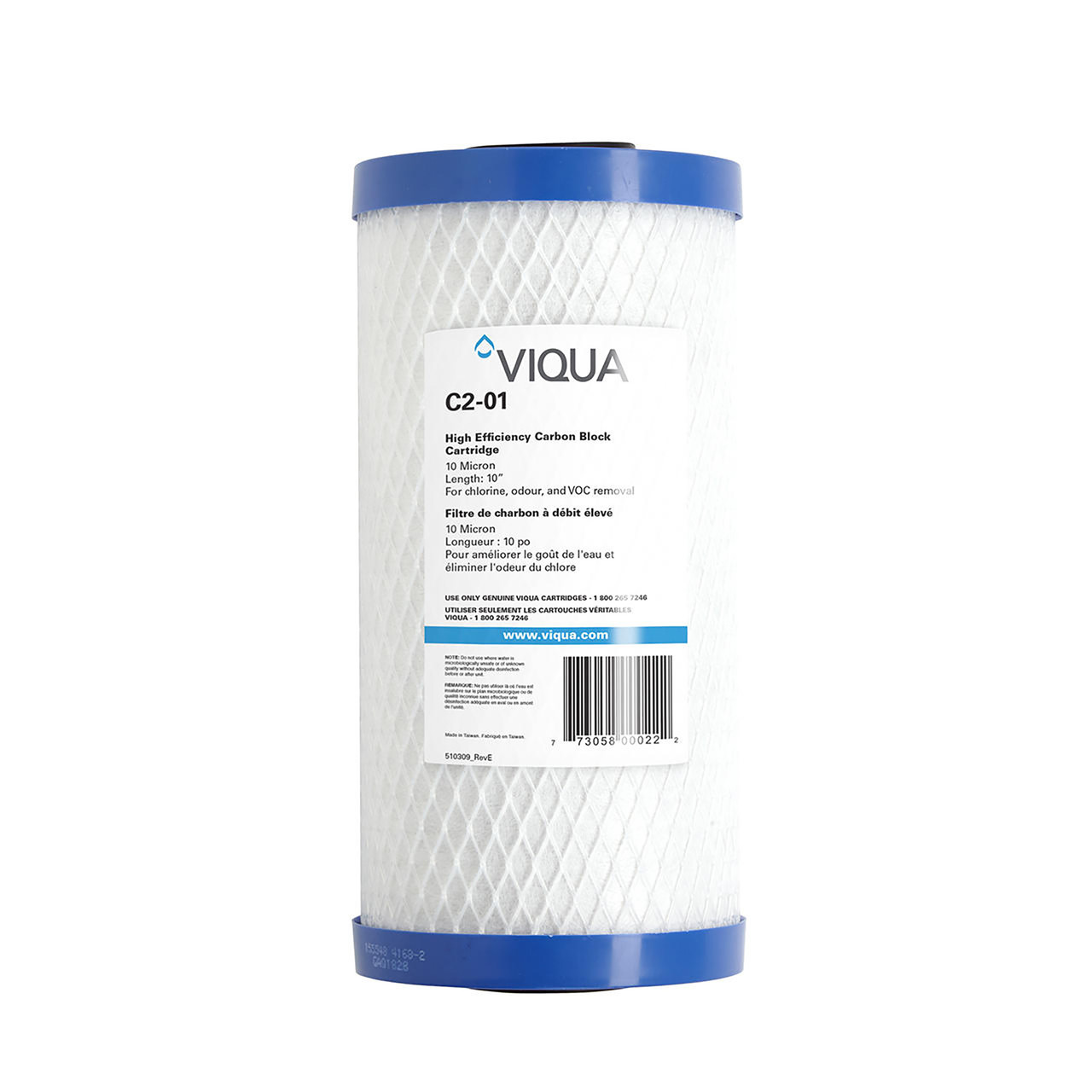 VIQUA C2-01 4.5" x 10" 10 Mic Carbon Block Filter | ESP Water Products