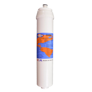 Omnipure Omnipure CSM5651 2.5 x 13.5 Water Factory SQC Compatible 5 Mic Sediment/Carbon Filter CSM5651 CSM5651