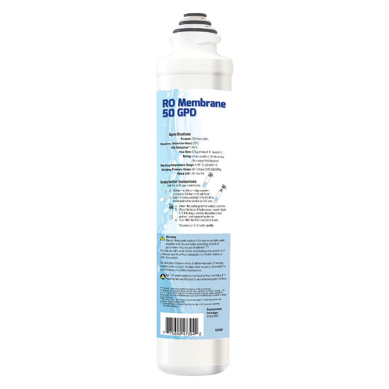 Aqua Flo Platinum QCRO Reverse Osmosis Replacement Filter Kit w/out RO Membrane 