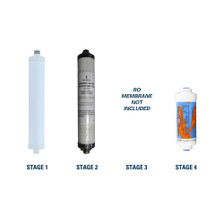 1-Year Replacement Filter Kit for Microline TFC-400 Reverse Osmosis System RO Membrane Sold Separately YS-MIC400