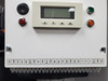 Here is a closeup of the main terminal strip used for field wiring.  There is also an RJ-45 female port on the bottom to connect to the internet for remote monitoring and diagnostics through our on-line monitoring service - free in the first year.