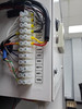 Here is a closeup of the side accessories terminal strip used when other Modbus devices are connected.