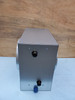 Side view of cased chilled water coil showing 3/4" FNPT return, supply and condensate connections.