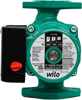 Wilo Star S 33 FC Circulator, 120V