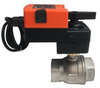 WSBV3251: 1" FNPT Stainless Steel 304 Full Bore 3 Way Mixing Valve Body & WVA4-304 0-10V, 24VAC Modulating Actuator.