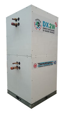 Commercial 20 Ton DX2W-3 Module showing tandem refrigeration connections.
