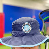 Stinson Mellor Lacrosse Co.Navy & Carolina Circle Logo Boonie Hat by The Game 