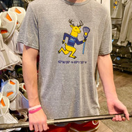 Stinson Mellor Lacrosse Co Longitude Grey Heather Short Sleeve T-Shirt